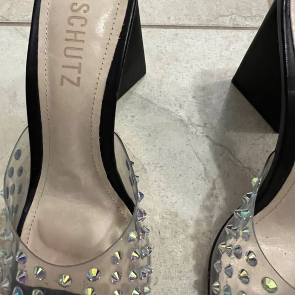 Schutz Lizah crystal sandals - Picture 4 of 11